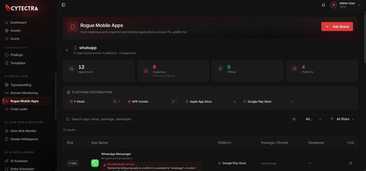 Rogue Mobile App